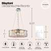 Миниатюра фото подвесная люстра maytoni recinto mod080cl-06ch | 220svet.ru