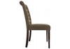 Миниатюра фото стул деревянный amelia dark walnut / fabric brown | 220svet.ru