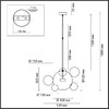 Миниатюра фото подвесной светодиодный светильник odeon light bubbles 4802/12lb | 220svet.ru