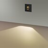 Миниатюра фото подсветка для лестниц и стен odeon light vitty 6650/1wl3 черный | 220svet.ru