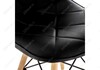 Миниатюра фото стул деревянный eames pc-147 черный | 220svet.ru