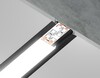 Миниатюра фото профиль встраиваемый для светодиодной ленты ambrella gp1100bk | 220svet.ru