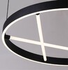 Миниатюра фото подвесной светодиодный светильник arte lamp ricco a1874sp-45bk | 220svet.ru