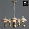 Миниатюра фото подвесная люстра arte lamp capanna a4533lm-5wg | 220svet.ru