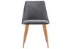 Миниатюра фото стул morgan dark gray / wood | 220svet.ru