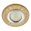 Миниатюра фото встраиваемый светильник fametto luciole dls-l141 gu5.3 glassy/gold | 220svet.ru