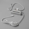 Миниатюра фото светодиодная фигура "световой олень" 1,6м белый 24в, ip65 ltc lc-13162 | 220svet.ru