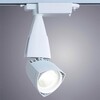 Миниатюра фото трековый однофазный светодиодный светильник arte lamp a3830pl-1wh | 220svet.ru