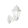 Миниатюра фото уличный настенный светильник ideal lux anna ap1 big bianco | 220svet.ru