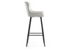 Миниатюра фото барный стул mint light gray / black | 220svet.ru