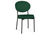 Миниатюра фото стул на металлокаркасе woodville ройс зеленый / черный 584278 | 220svet.ru