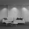 Миниатюра фото встраиваемый светильник maytoni gyps modern dl124-gu10-02-trs-w | 220svet.ru