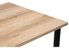 Миниатюра фото стол деревянный woodville лота лофт 120 25 мм дуб вотан / матовый черный 489610 | 220svet.ru