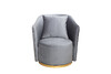 Миниатюра фото кресло вращающееся garda decor verona 179vd-verona/vd-colt1004 | 220svet.ru
