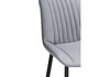 Миниатюра фото барный стул woodville седа велюр светло-серый / черный 511175 | 220svet.ru