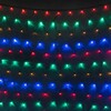 Миниатюра фото светодиодная сеть 2 x 3 м разноцветная с контроллером 220в, 384 led, провод прозрачный пвх, ip54 ltc ntl384c-10-2m | 220svet.ru