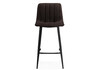 Миниатюра фото барный стул woodville дани коричневый / черный 576463 | 220svet.ru
