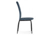 Миниатюра фото стул на металлокаркасе woodville tod черный/синий 15772 | 220svet.ru