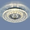 Миниатюра фото встраиваемый светильник elektrostandard 2197 mr16 cl/sl прозрачный/серебро 4690389101021 | 220svet.ru