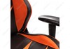 Миниатюра фото компьютерное кресло racer черное / оранжевое | 220svet.ru