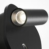 Миниатюра фото спот с выключателем на корпусе ego c175wl-9w-2.7-4k-b | 220svet.ru
