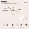 Миниатюра фото потолочная люстра maytoni nostalgia mod048cl-06g | 220svet.ru