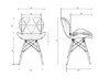 Миниатюра фото стул обеденный dobrin butterfly lmzl-302-2856 кремовый | 220svet.ru