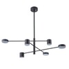 Миниатюра фото потолочная люстра на штанге с пультом ду arte lamp stanley a2476pl-40bk | 220svet.ru