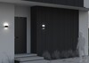 Миниатюра фото уличный настенный светодиодный светильник maytoni rom o442wl-l12gf3k1 | 220svet.ru
