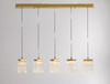 Миниатюра фото подвесной светильник delight collection md25020403-5b2 satin gold | 220svet.ru