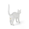 Миниатюра фото настольная лампа jobby the cat white | 220svet.ru