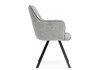 Миниатюра фото стул на металлокаркасе woodville elis gray / dark gray / black 15839 | 220svet.ru