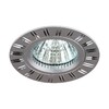 Миниатюра фото встраиваемый светильник эра алюминиевый kl33 al/sl | 220svet.ru