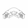 Миниатюра фото коннектор трехфазный l-образный lightstar barra 504129 | 220svet.ru