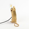 Миниатюра фото настольная лампа mouse lamp standing gold usb seletti | 220svet.ru