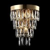 Миниатюра фото настенный светильник crystal lux abigail ap3 gold/transparent | 220svet.ru