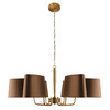 Миниатюра фото подвесная люстра loft it hilton 10527/6 brass | 220svet.ru