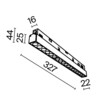 Миниатюра фото трековый магнитный светильник maytoni points tr031-4-18w3k-s-ds-w | 220svet.ru