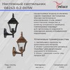 Миниатюра фото уличный настенный светильник reluce 08243-0.2-001w bkg | 220svet.ru