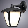 Миниатюра фото уличный настенный светильник arte lamp savanna a2209al-1bk | 220svet.ru