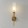 Миниатюра фото бра crystal lux simply ap1.1 brass | 220svet.ru