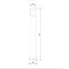Миниатюра фото уличный светильник elektrostandard roil 35125/f a055638 | 220svet.ru