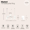 Миниатюра фото подвесная люстра maytoni ring mod013pl-06w | 220svet.ru