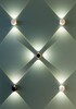 Миниатюра фото уличный настенный светодиодный светильник odeon light diamanta 4219/4wl | 220svet.ru