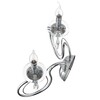 Миниатюра фото бра lumion laoka 8032/2w хром | 220svet.ru