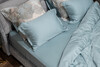 Миниатюра фото простыня на резинке тенсель бирюзовая 160*200*30 garda decor 144hf-70606 | 220svet.ru