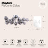 Миниатюра фото потолочная люстра maytoni dallas mod545pl-20ch | 220svet.ru