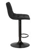 Миниатюра фото набор 2шт стул барный dobrin tailor black lm-5017-blackbase-n-13689 | 220svet.ru