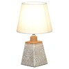 Миниатюра фото настольная лампа lussole lgo garfield lsp-0588wh | 220svet.ru