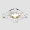 Миниатюра фото встраиваемый светильник ambrella light crystal k130 ch | 220svet.ru